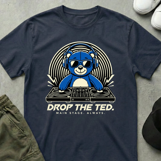 DJ Teddy T-Shirt Navy