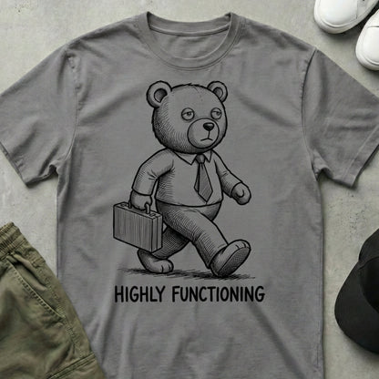 Cool Teds Teddy-Bear Barely Corporate T-Shirt Sport Grey / S