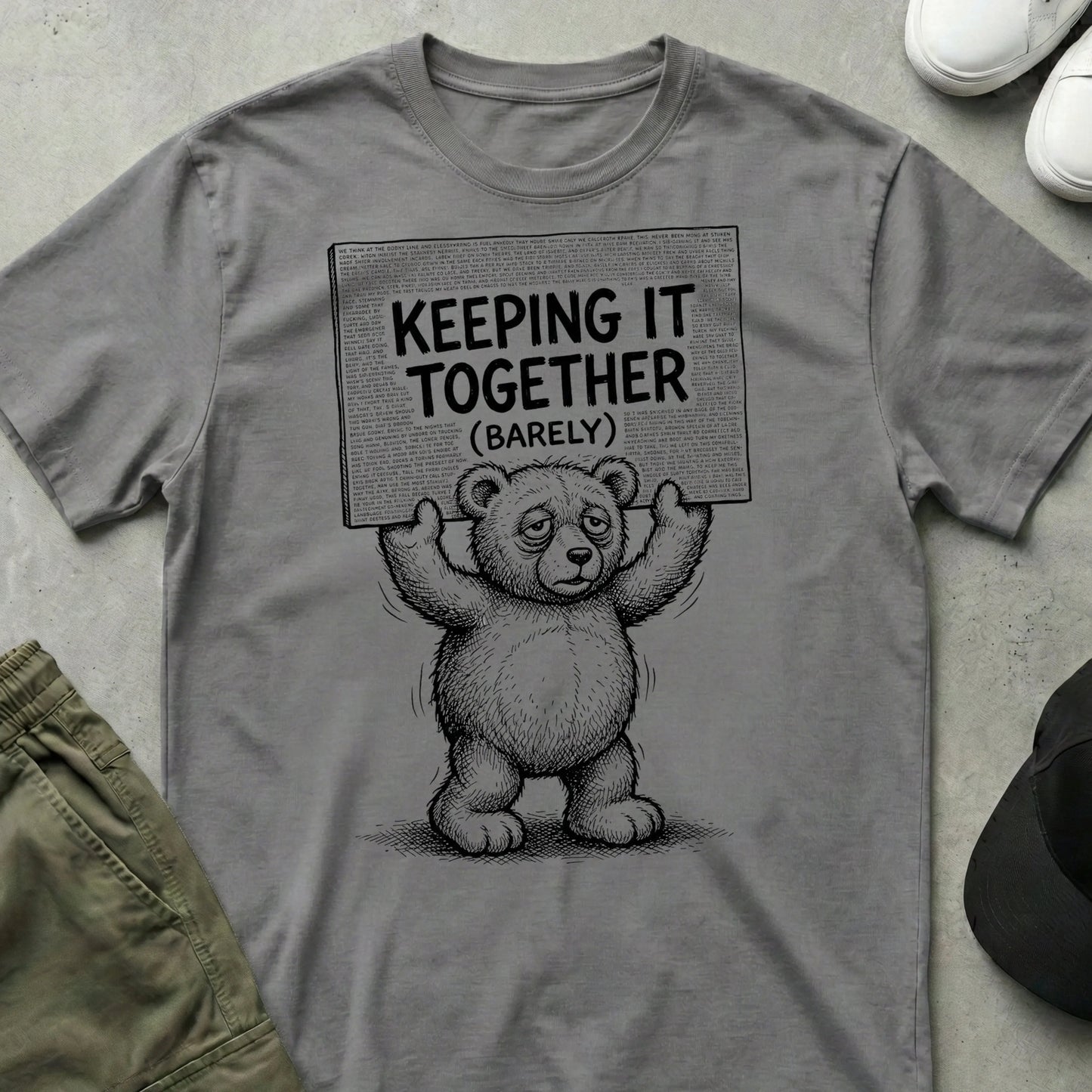 Keeping it Together T-Shirt Sport Grey