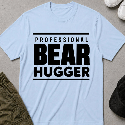 Bear Hugger T-Shirt Light Blue