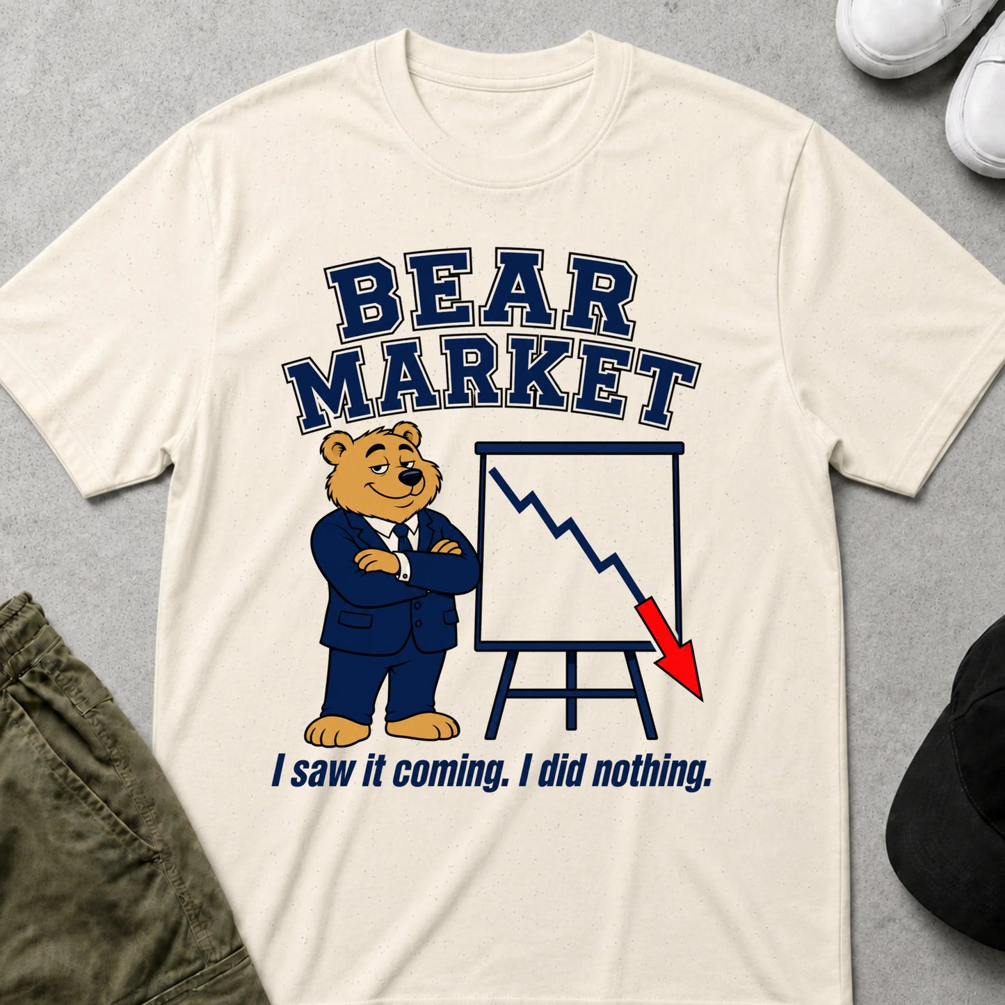 Bear Market T-Shirt Natural