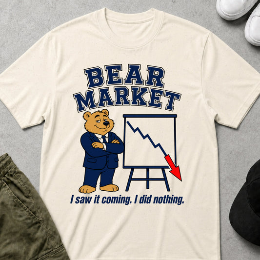 Cool Teds Teddy-Bear Bear Market T-Shirt Natural / S