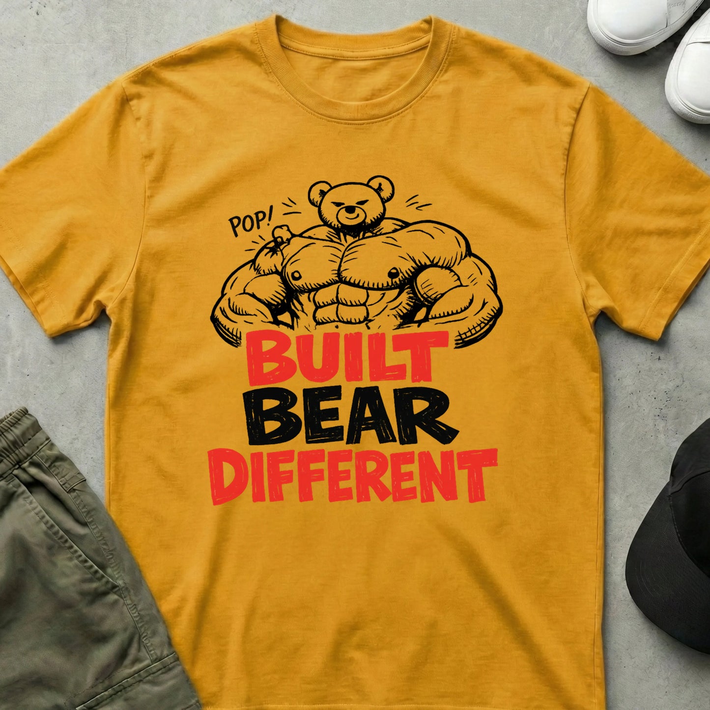 Big Bear T-Shirt Gold