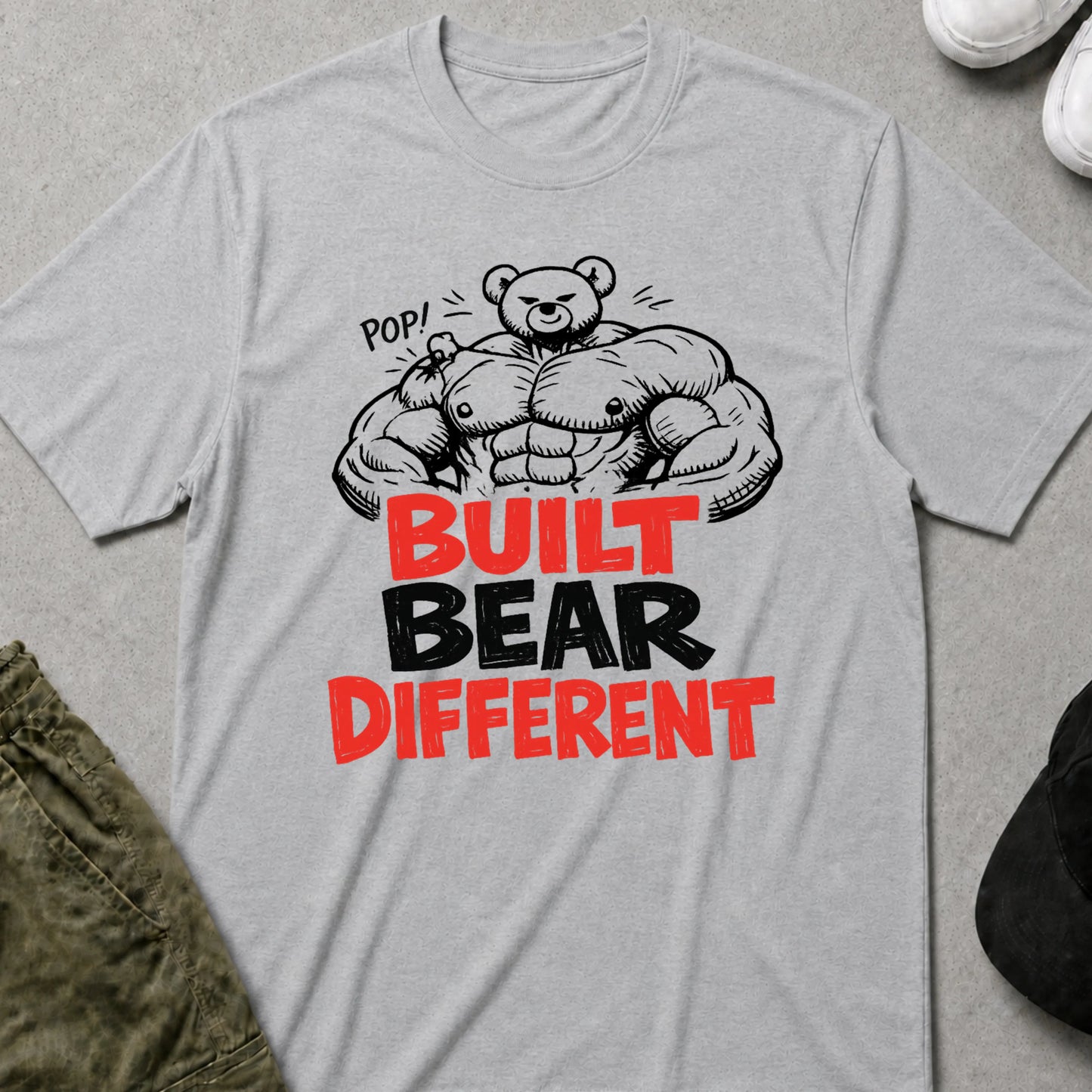 Big Bear T-Shirt Sport Grey
