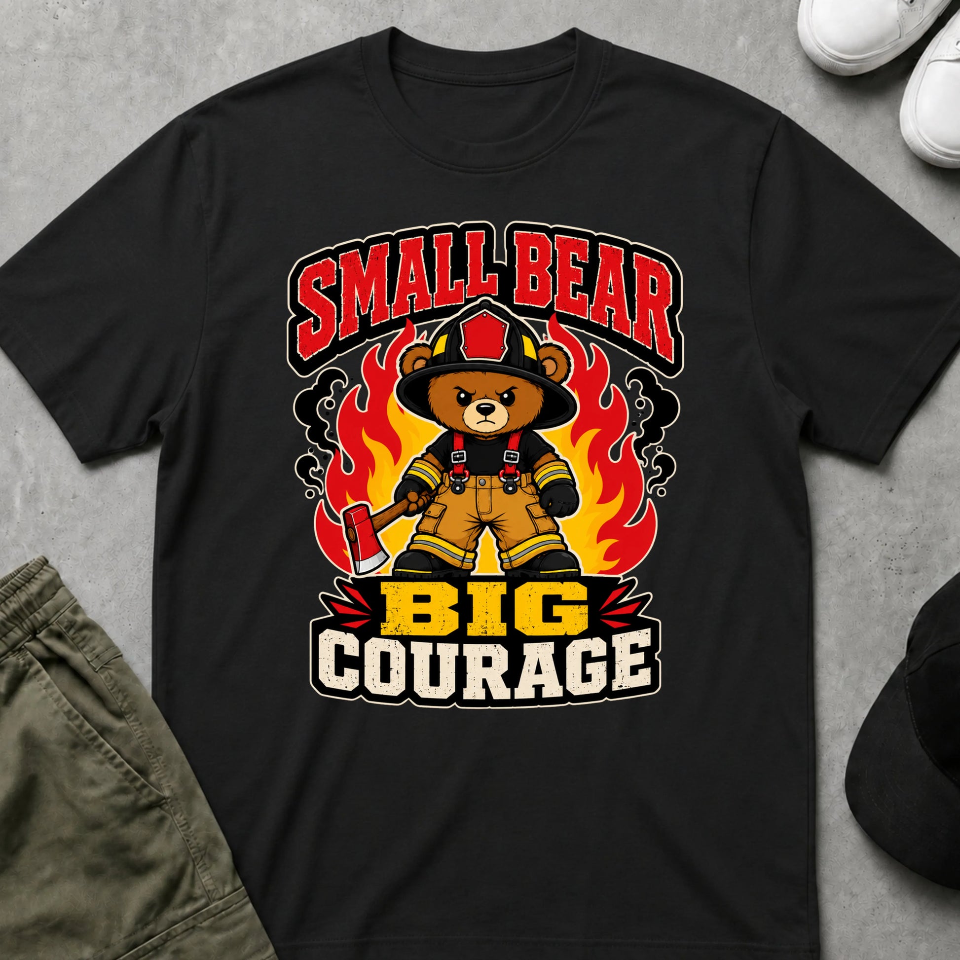 Big Courage T-Shirt Black