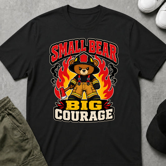 Big Courage T-Shirt Black