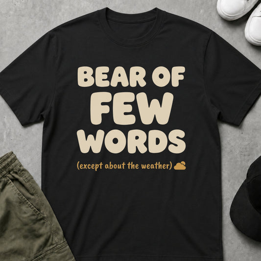 Weather Talk T-Shirt Black