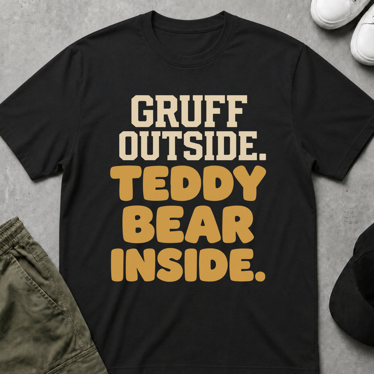 Gruff Outside T-Shirt Black