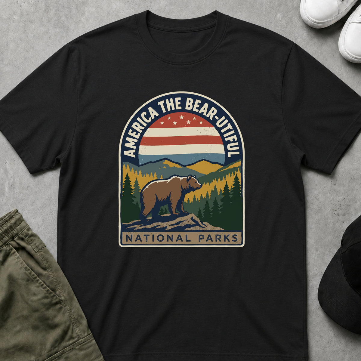 National Parks T-Shirt Black