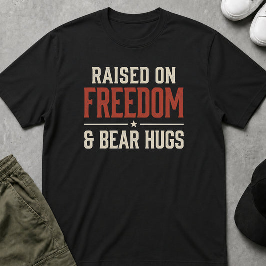 Raised On Freedom T-Shirt Black