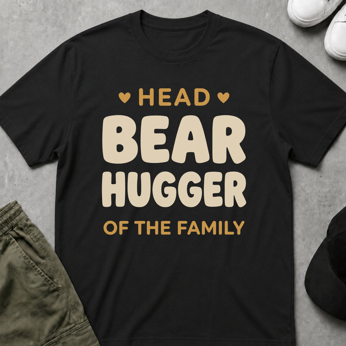 Chief Hug Officer T-Shirt Black