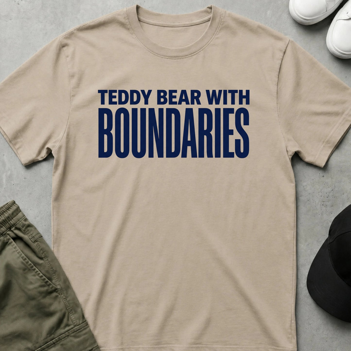 Boundaries T-Shirt Sand