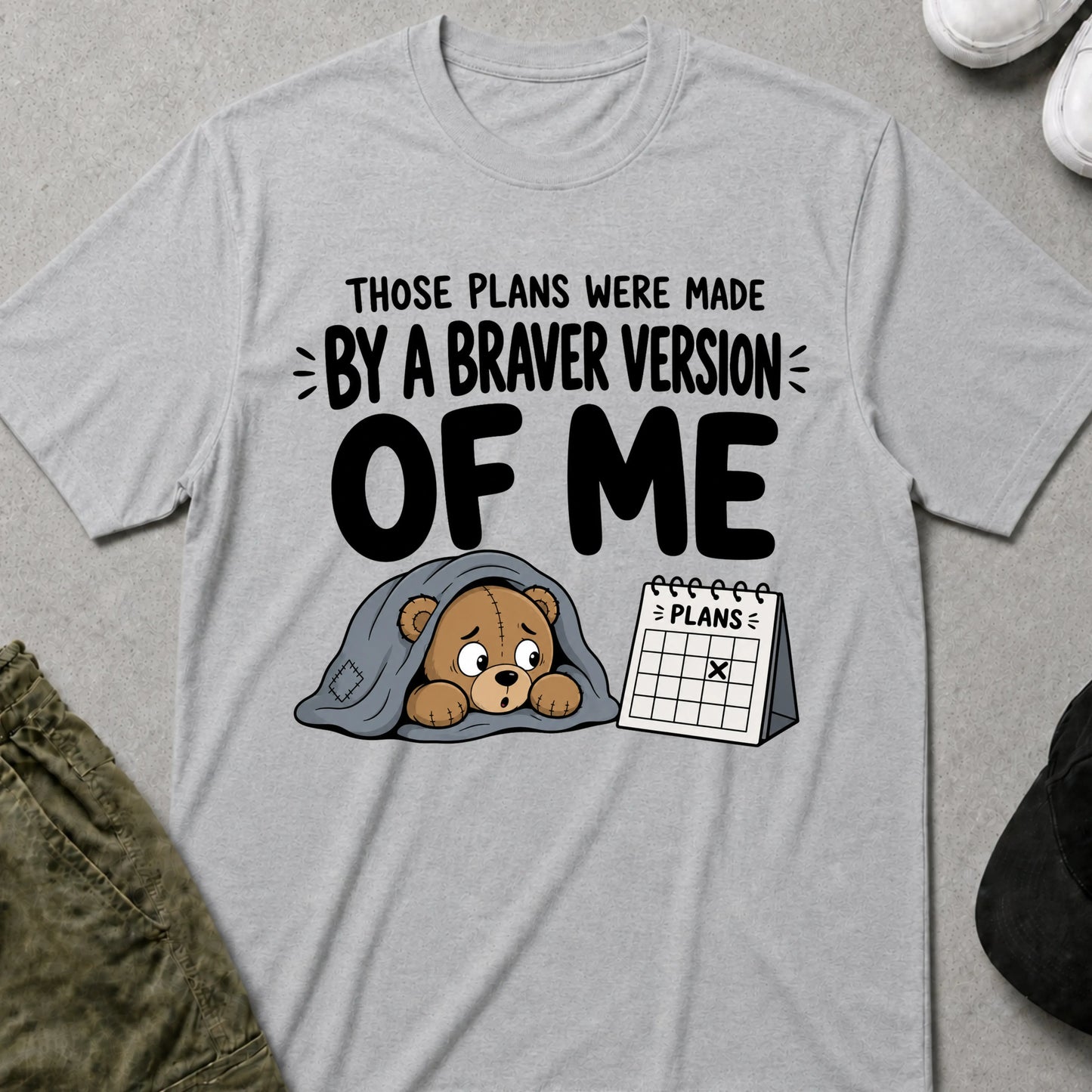 Braver Version T-Shirt Sport Grey
