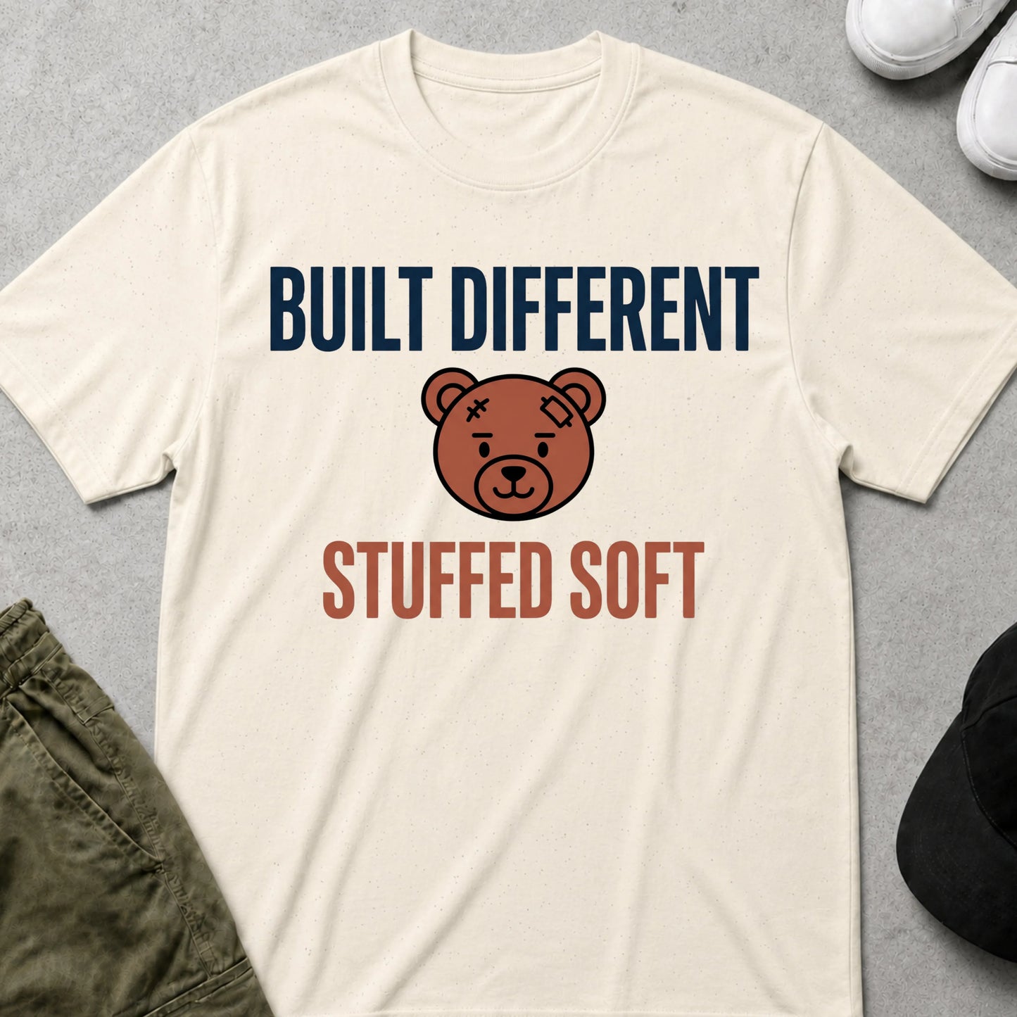 Built Bear T-Shirt Natural