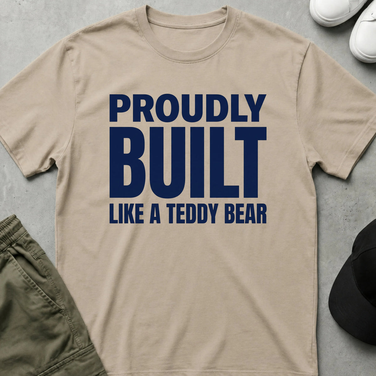 Built Proudly T-Shirt Sand