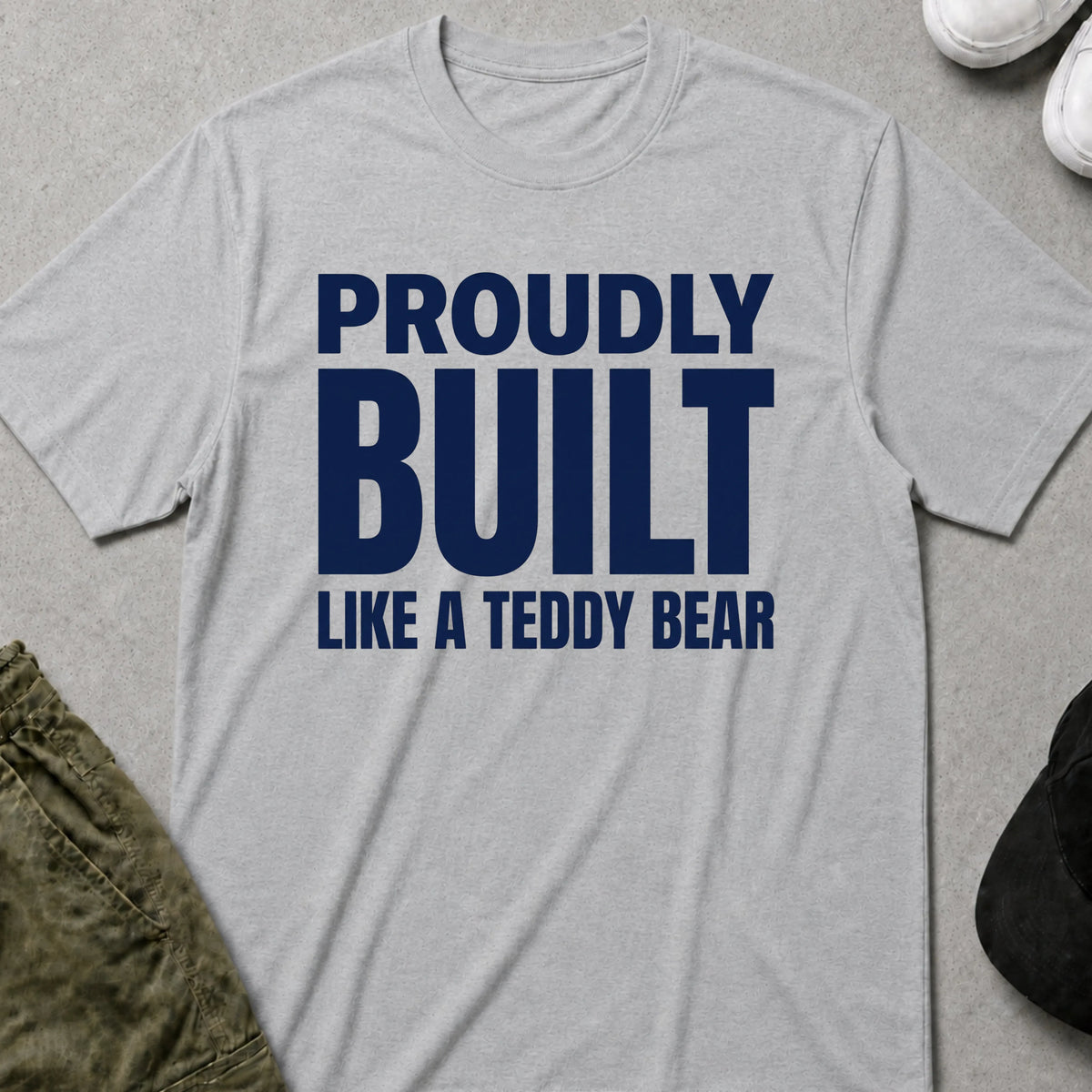Built Proudly T-Shirt Sport Grey