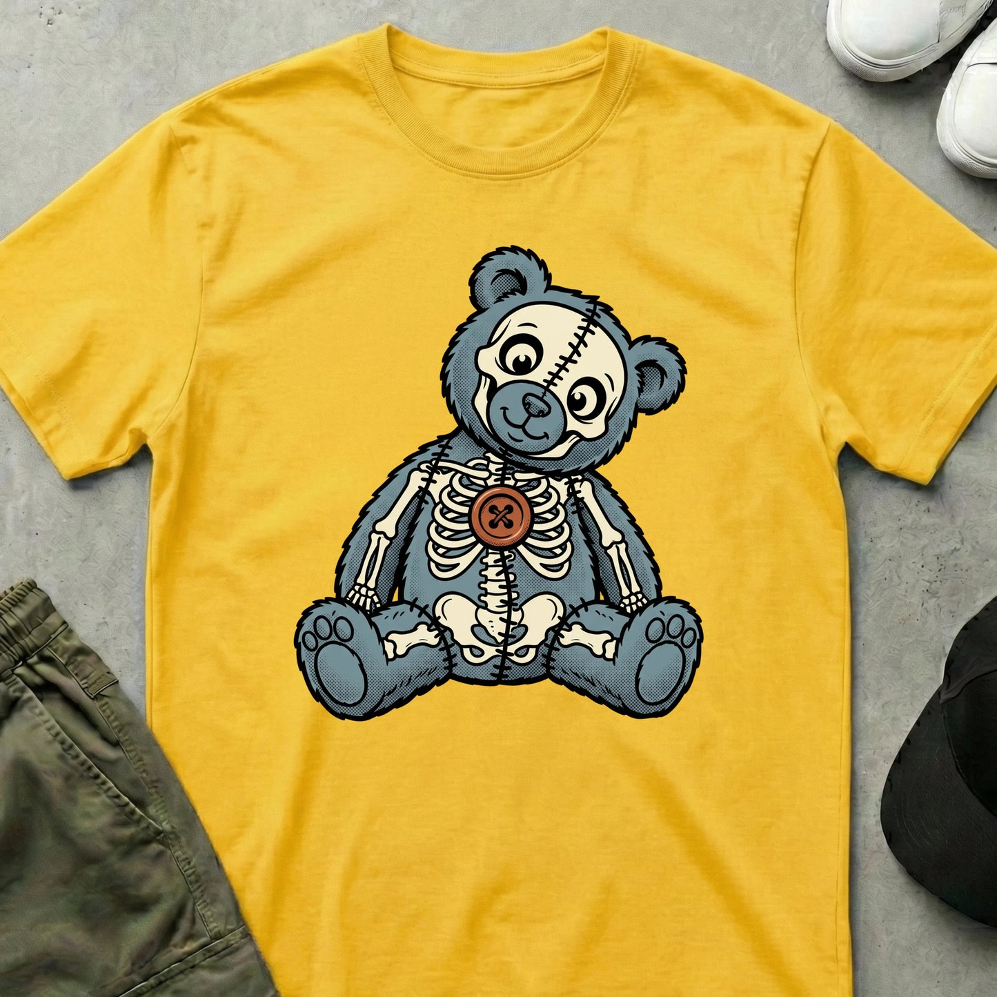 Cool Teds Teddy-Bear Button Bear T-Shirt Daisy / S