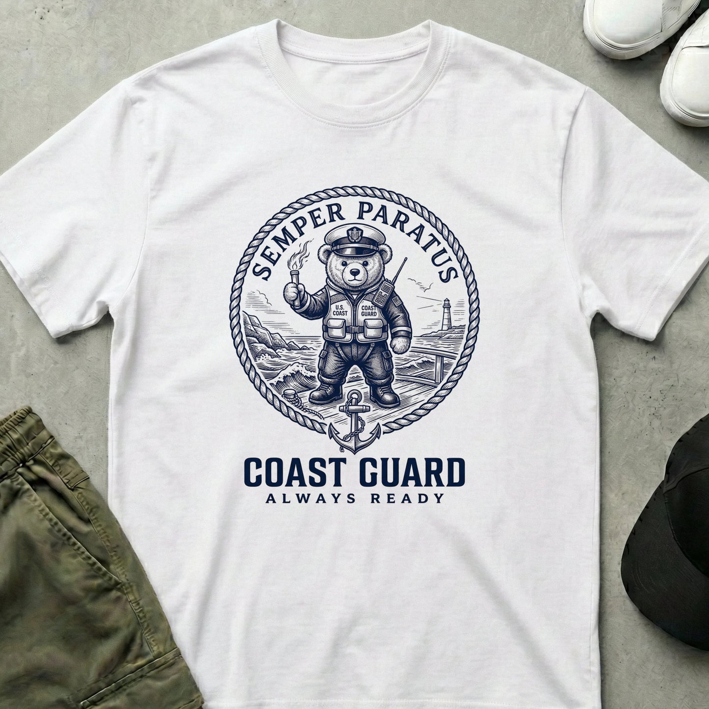 Coast Guard T-Shirt White