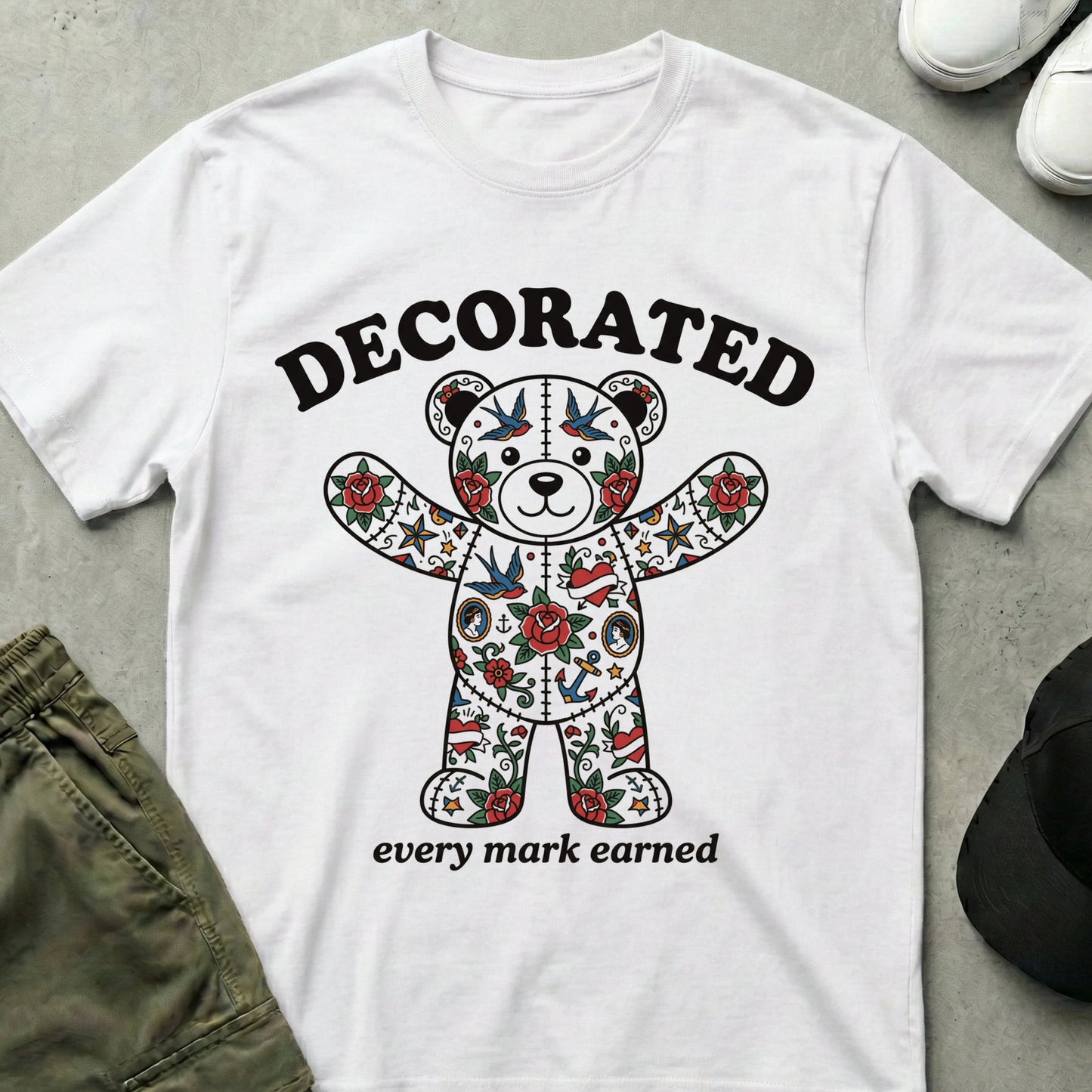Decorated T-Shirt White