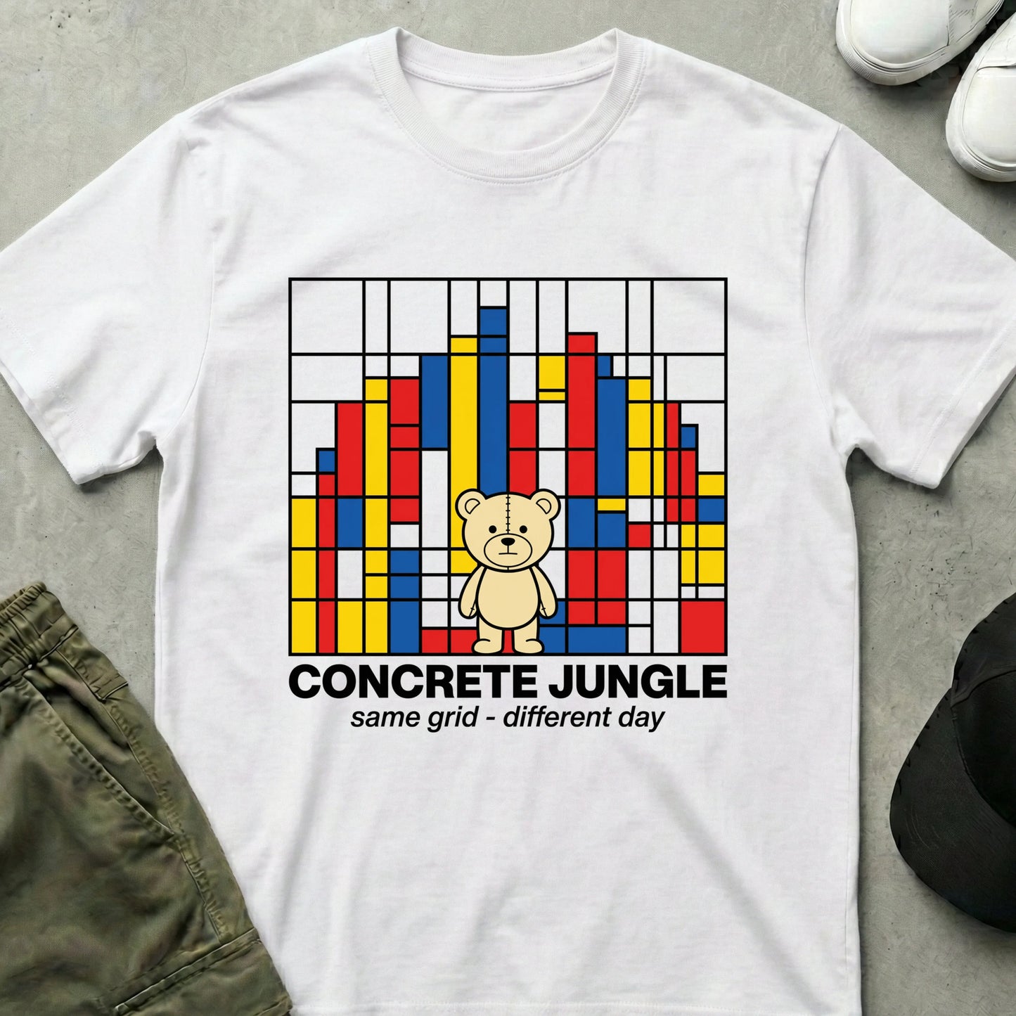 Concrete Jungle T-Shirt White