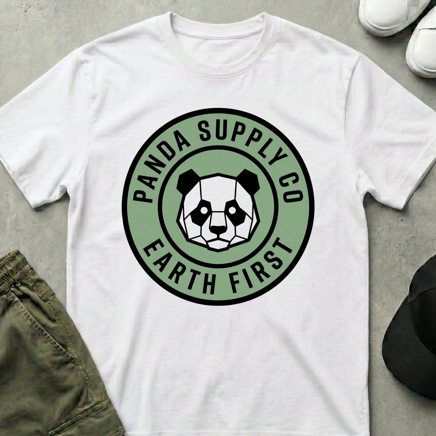 Earth Panda T-Shirt White