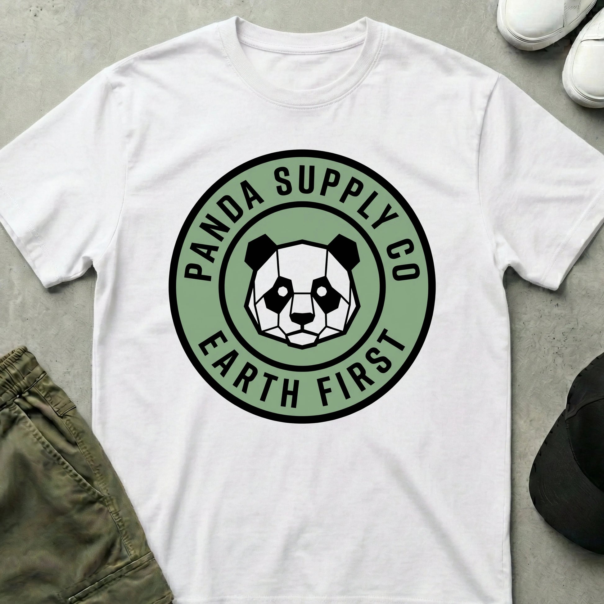 Earth Panda T-Shirt White