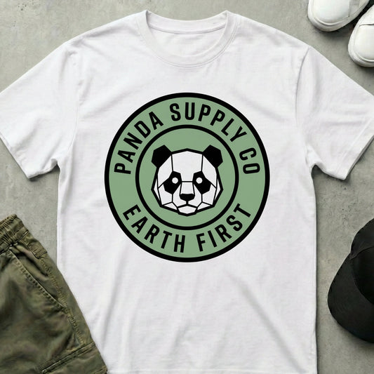Earth Panda T-Shirt White