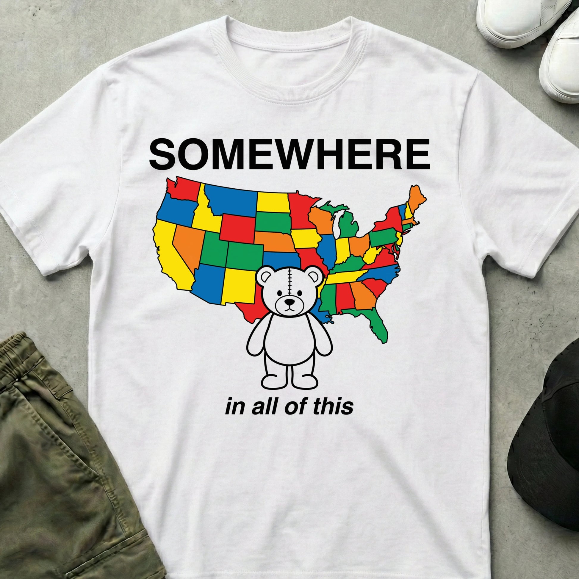 Somewhere T-Shirt White