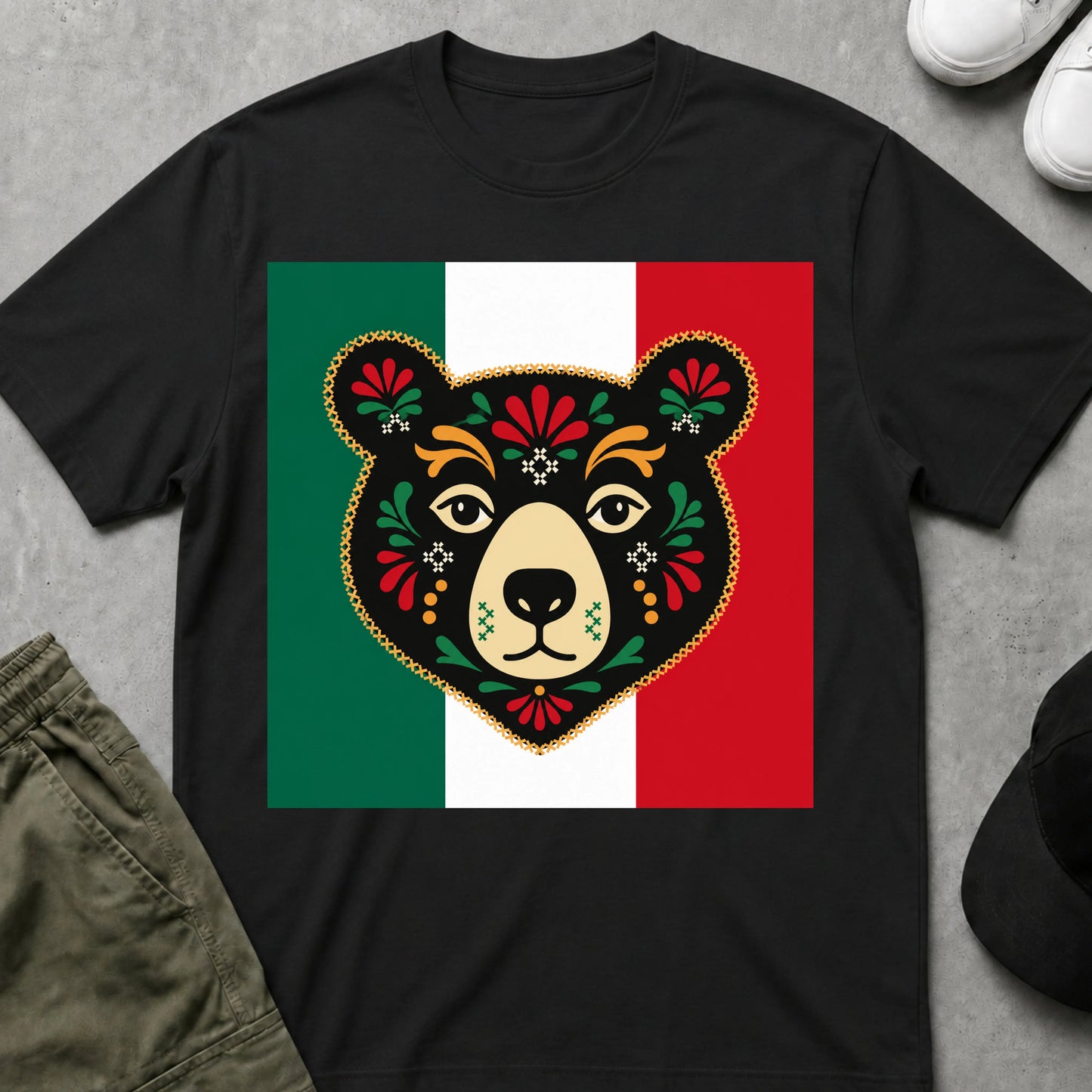 Cool Teds Teddy-Bear Cactus King T-Shirt Black / S