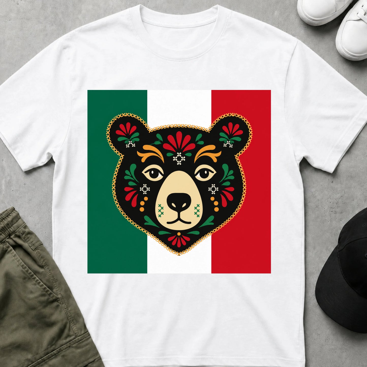 Cool Teds Teddy-Bear Cactus King T-Shirt White / S