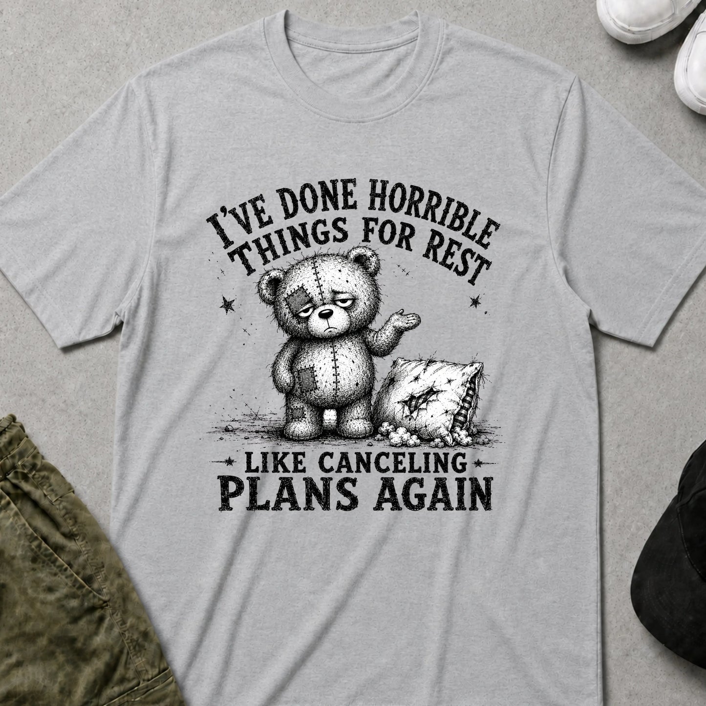 Canceling Things T-Shirt Sport Grey