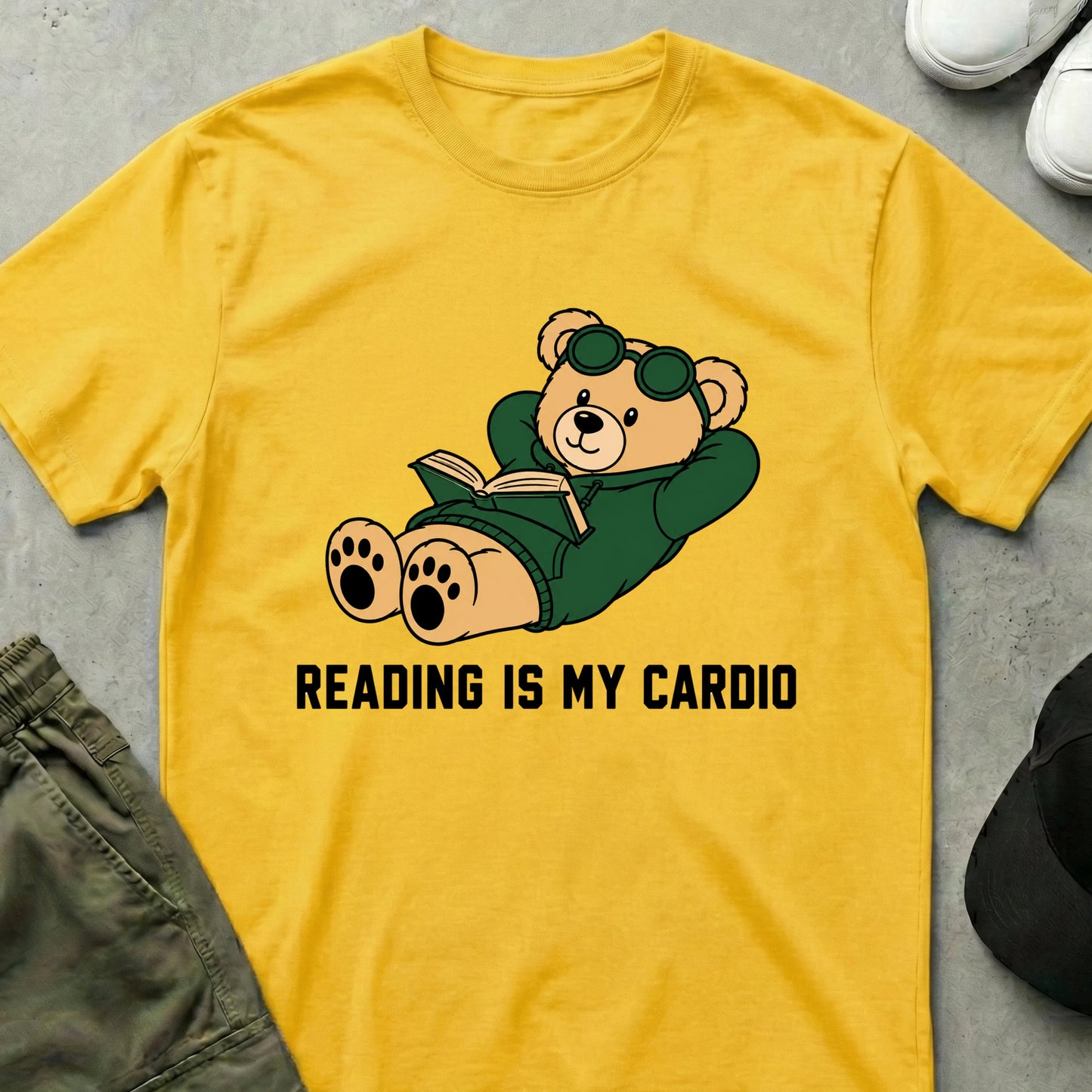 Cardio Reading T-Shirt Daisy