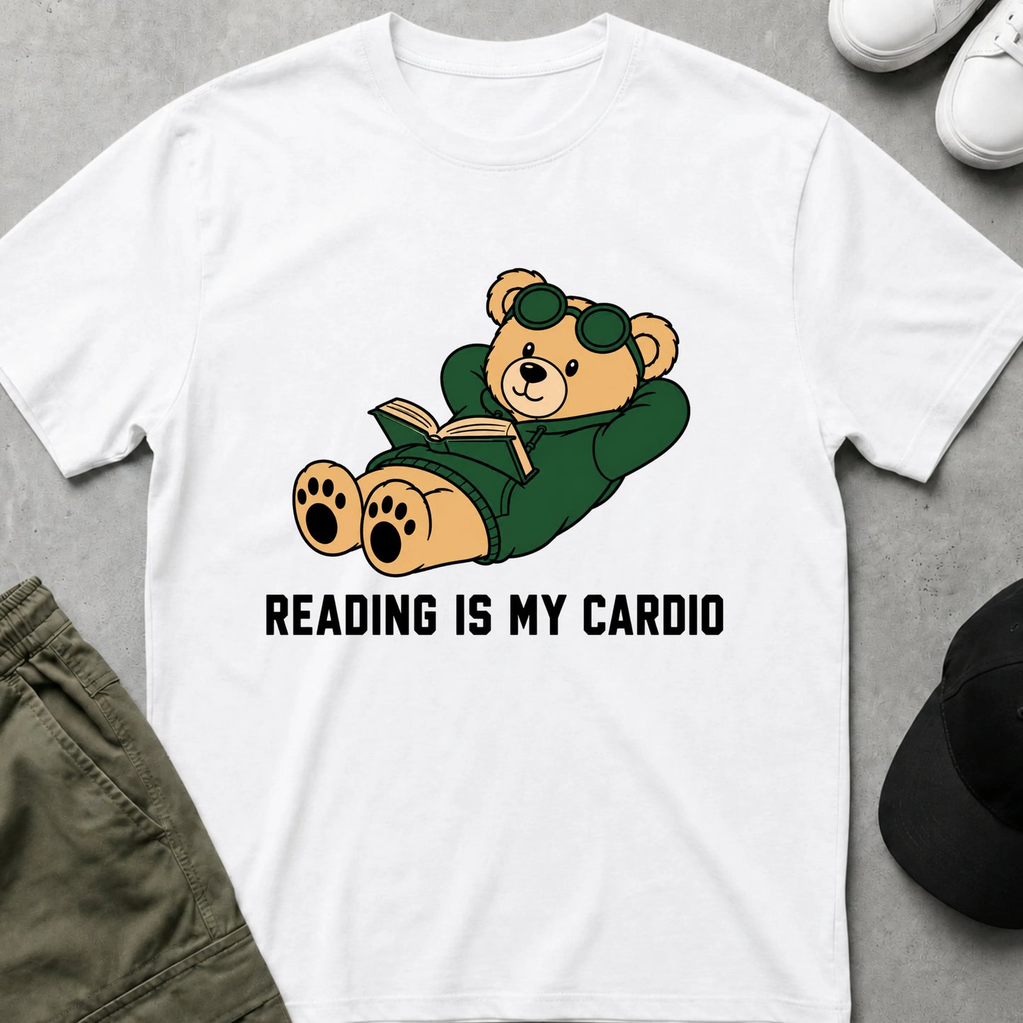 Cardio Reading T-Shirt White