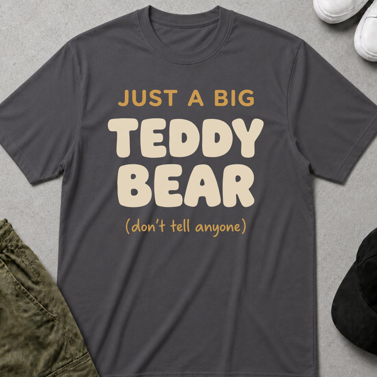 Undercover Teddy T-Shirt Charcoal