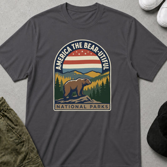 National Parks T-Shirt Charcoal