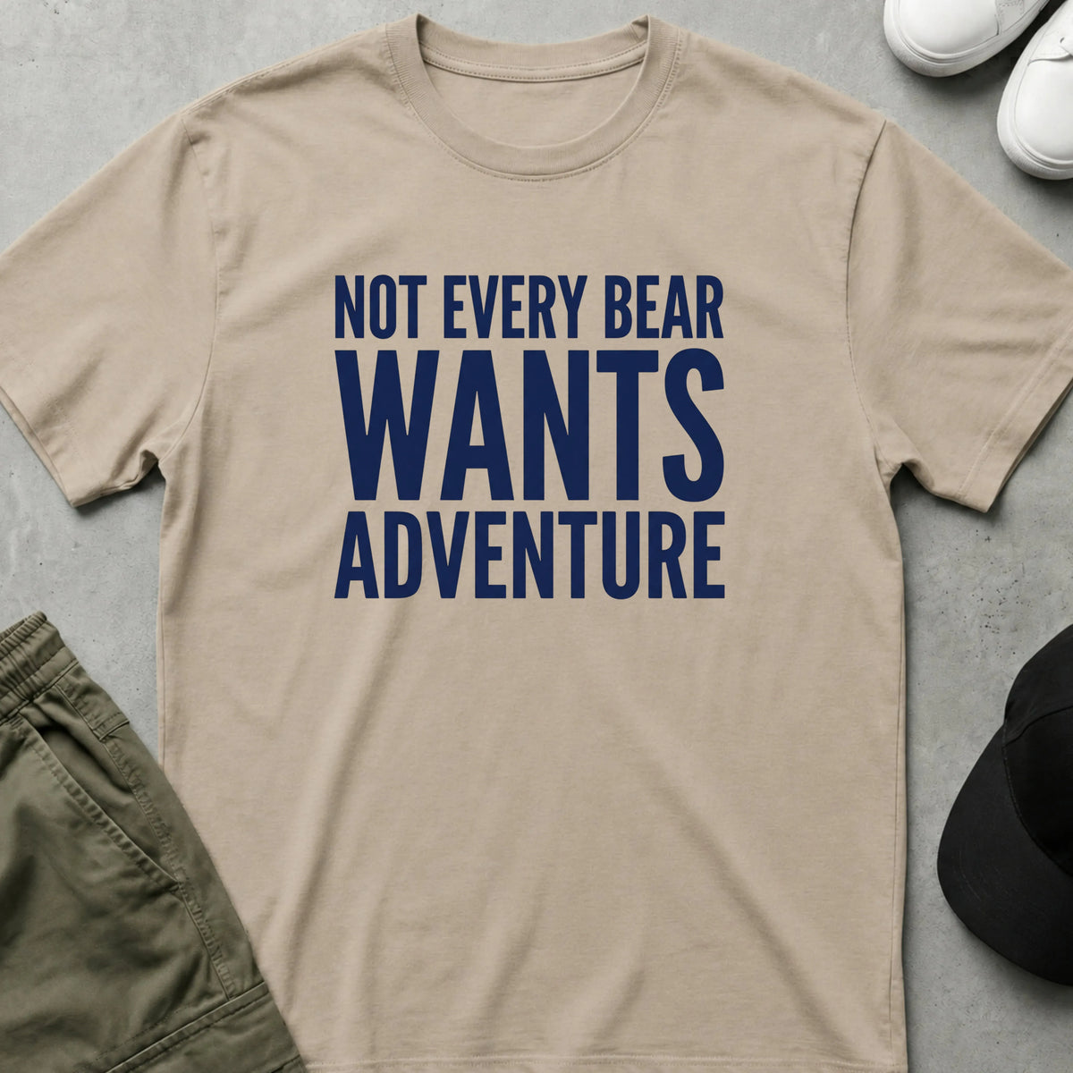 Chilled Bear T-Shirt Sand