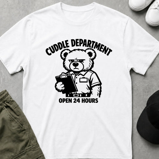 Cuddle Department T-Shirt White