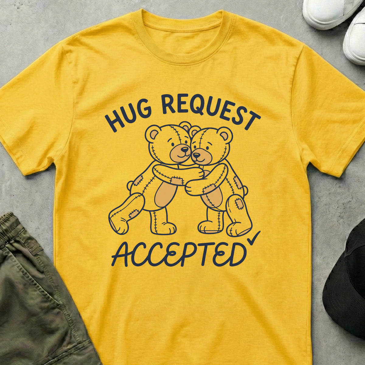 Hug Request T-Shirt Daisy