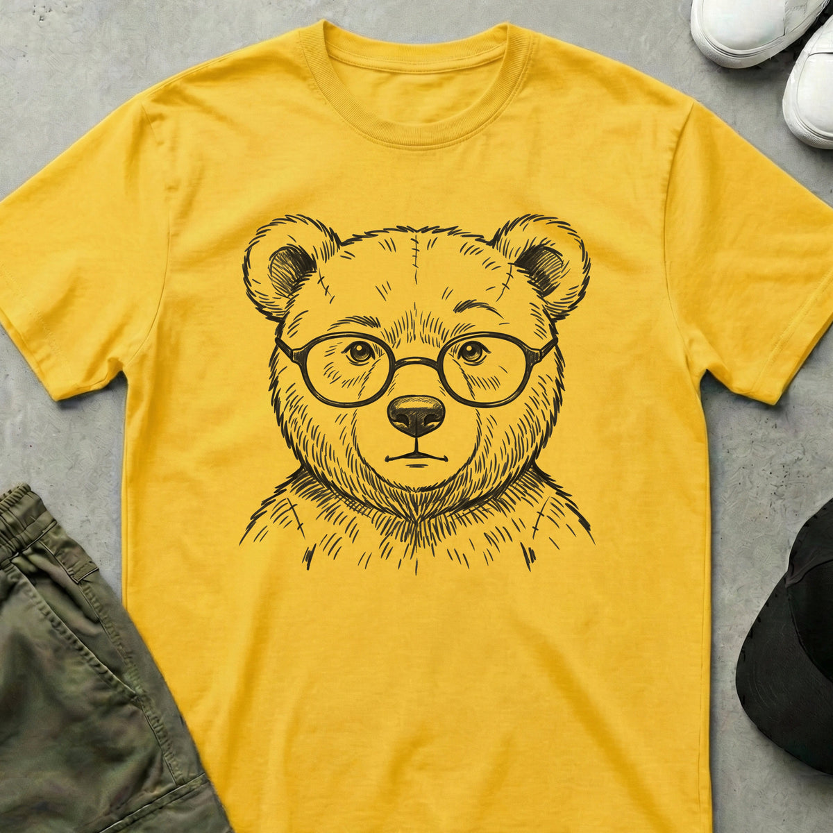 Scholarly Bear T-Shirt Daisy