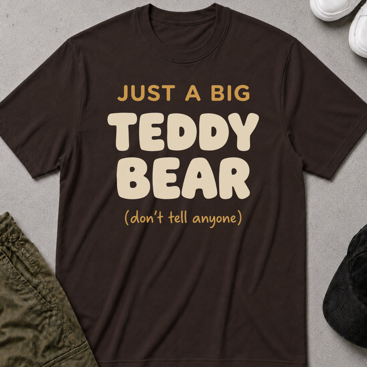 Undercover Teddy T-Shirt Dark Chocolate
