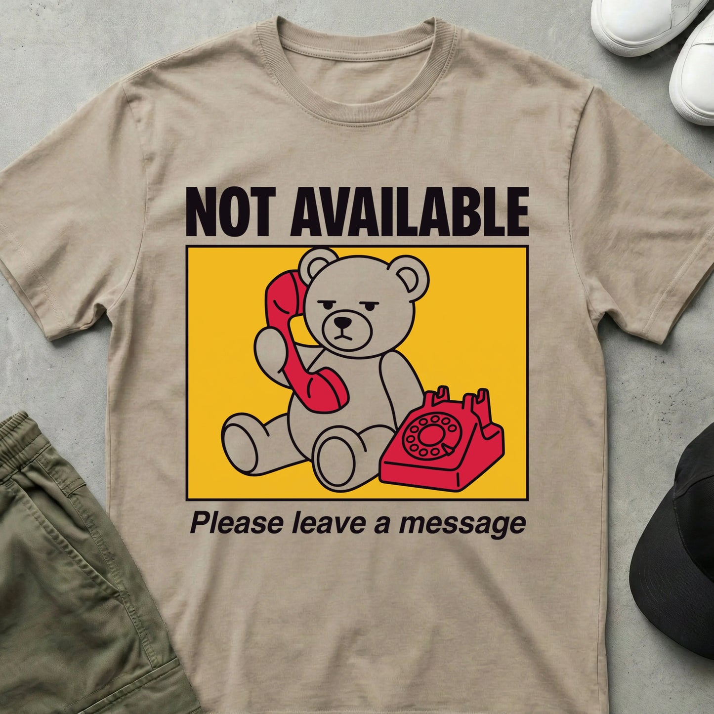 Not Available T-Shirt Sand