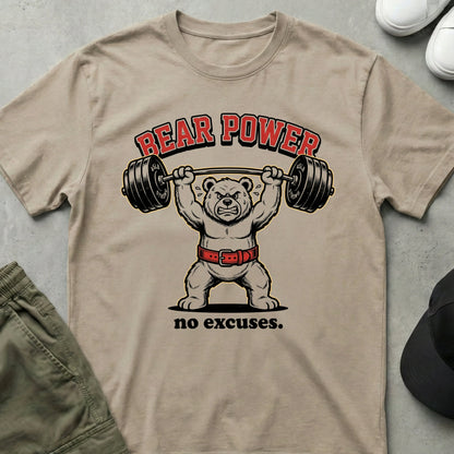 Bear Power T-Shirt Sand