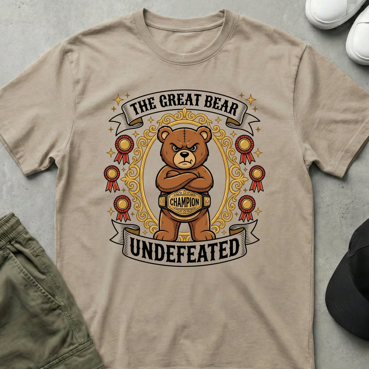 Undefeated T-Shirt Sand