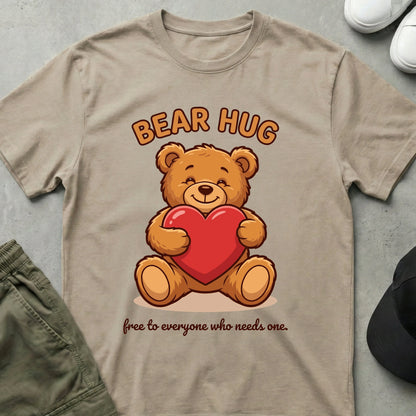 Bear Hug T-Shirt Sand