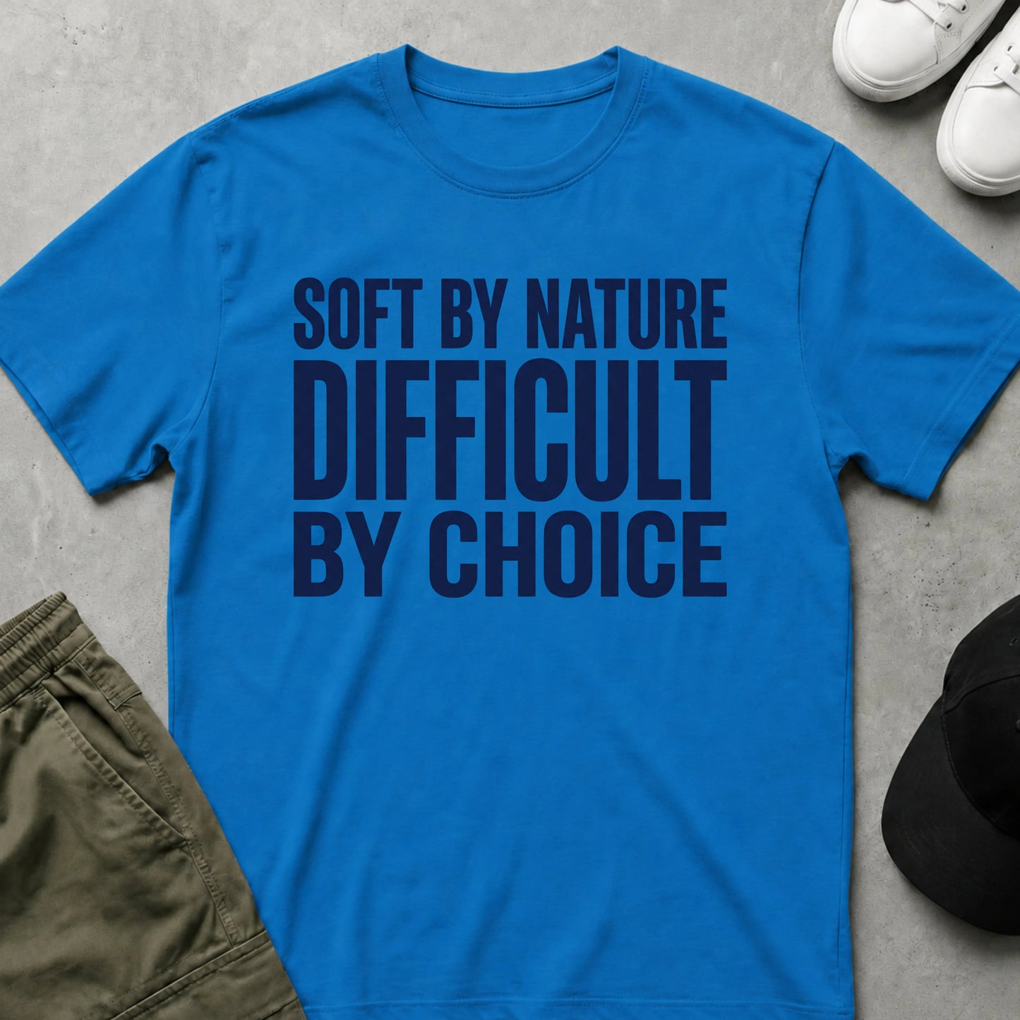 Difficult by Choice T-Shirt Sapphire