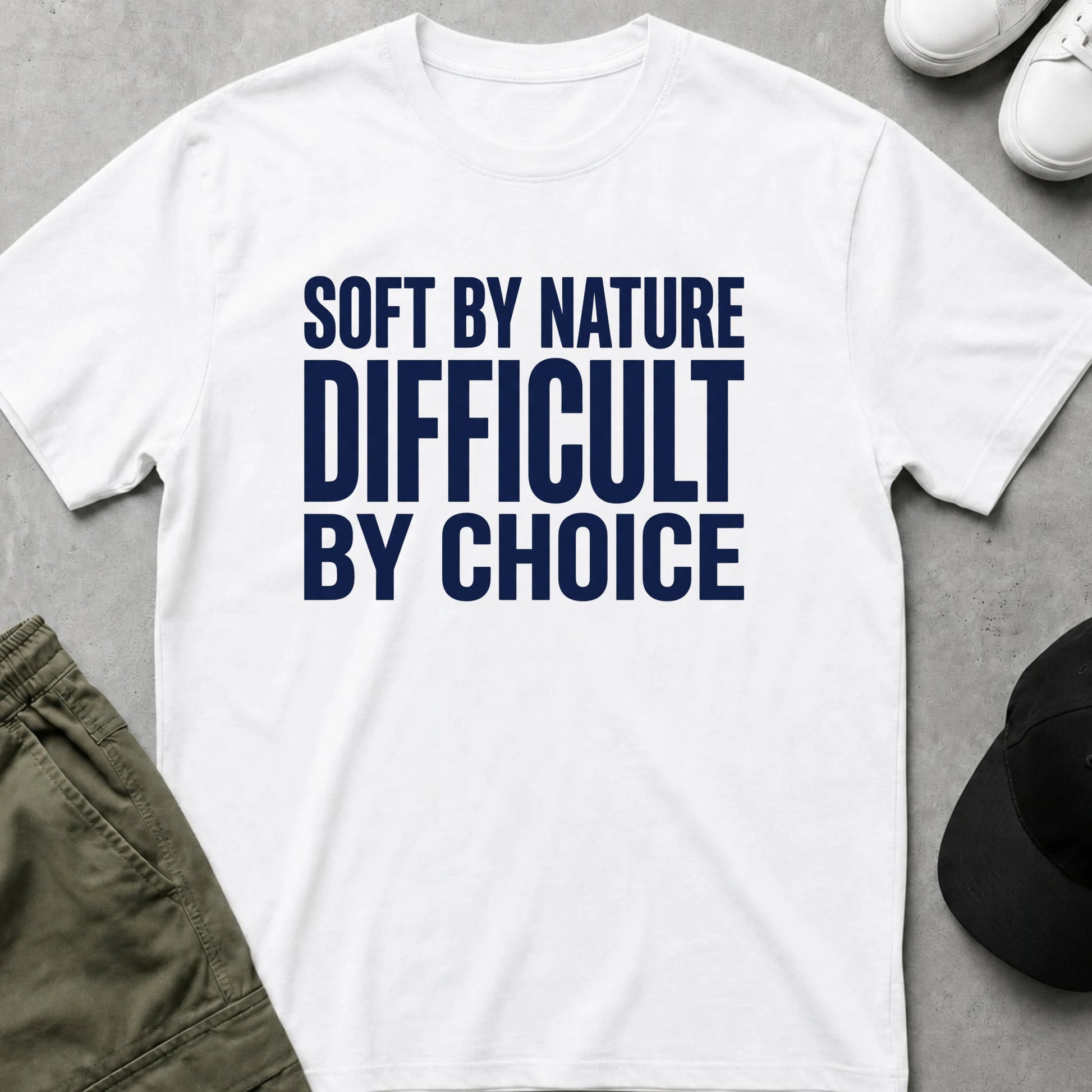 Difficult by Choice T-Shirt White