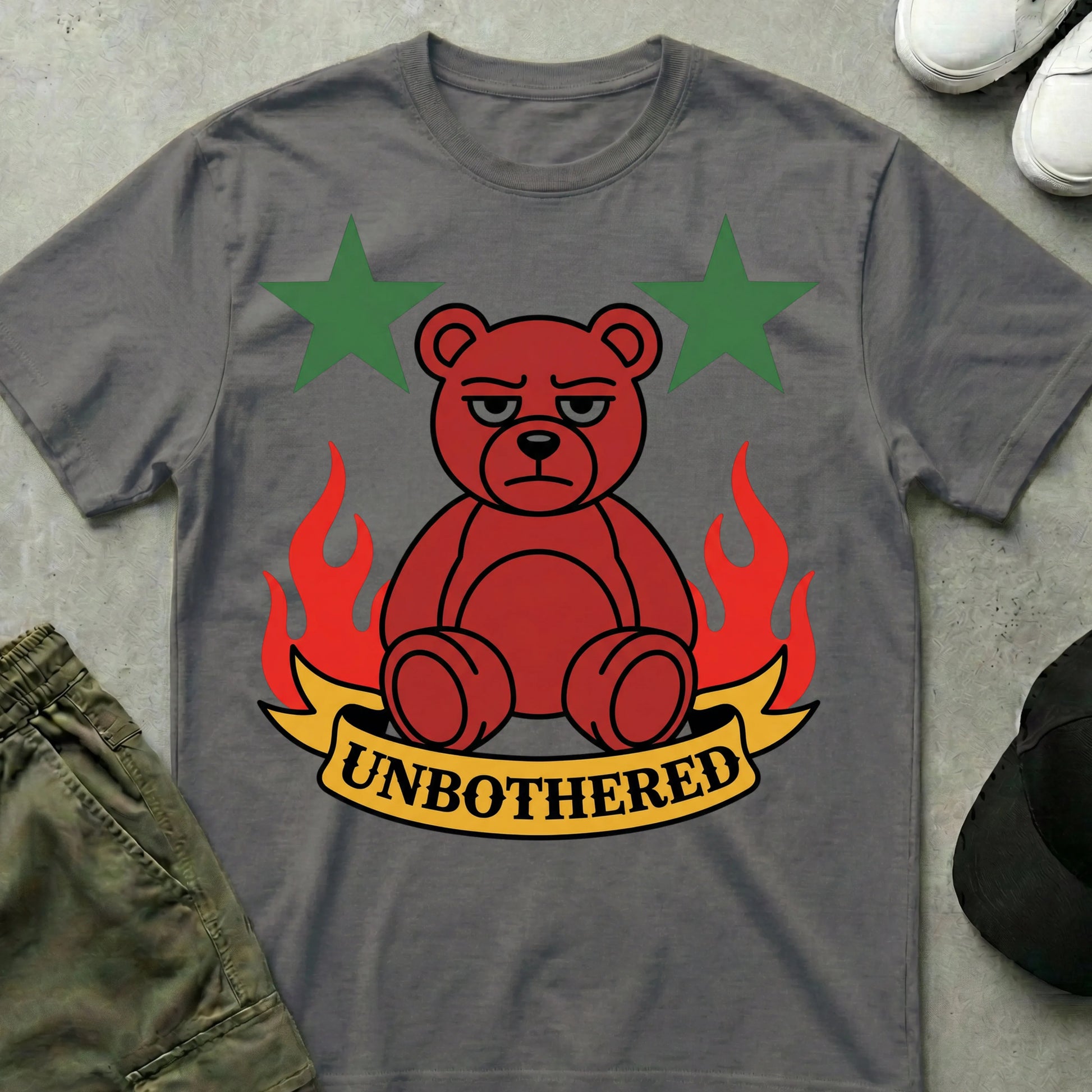 Not Fazed T-shirt Charcoal