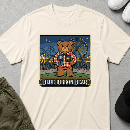 Cool Teds Teddy-Bear Fairground Favorite T-Shirt Natural / S