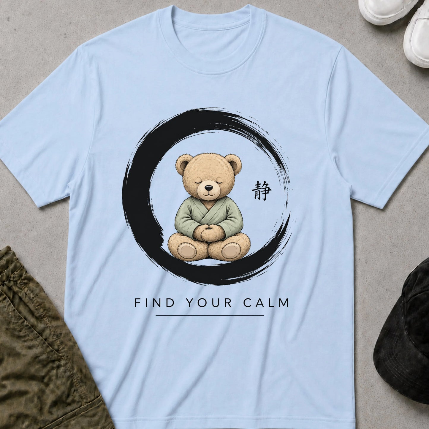Find Your Calm T-Shirt Light Blue