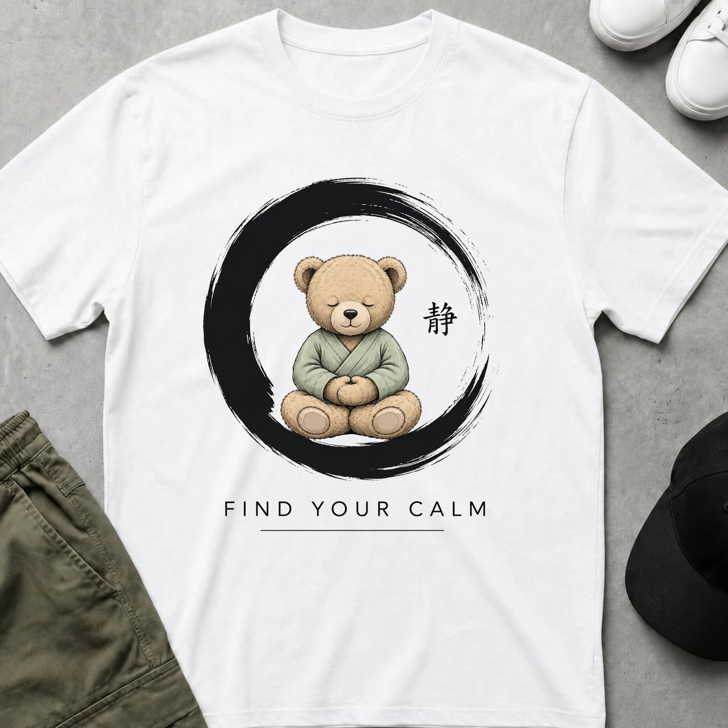 Find Your Calm T-Shirt White